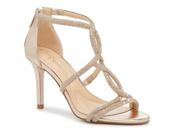 ジェシカシンプソン レディース シューズ サンダル Jessica Simpson Tessal Sandal Gold Metallic ゴールド