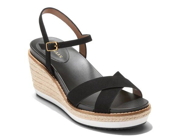 コールハーン レディース シューズ サンダル Cole Haan Silvee Wedge Sandal Black ブラック