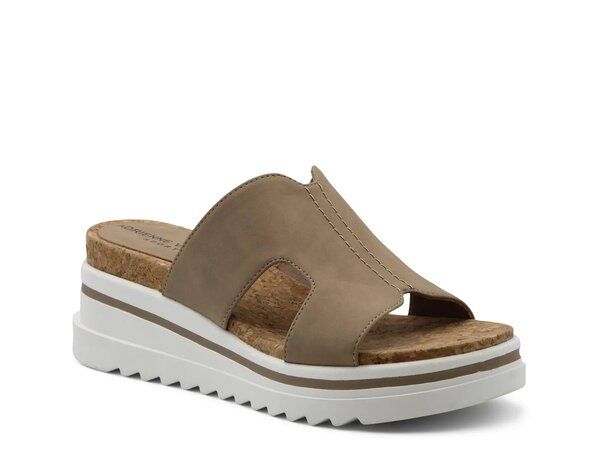 アドリアンヌヴィッタディーニ レディース シューズ サンダル Adrienne Vittadini Cleve Wedge Sandal Taupe トープ