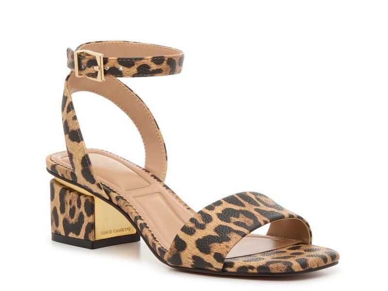 ヴィンスカムート レディース シューズ サンダル Vince Camuto Acaylee Sandal Leopard Print アニマル