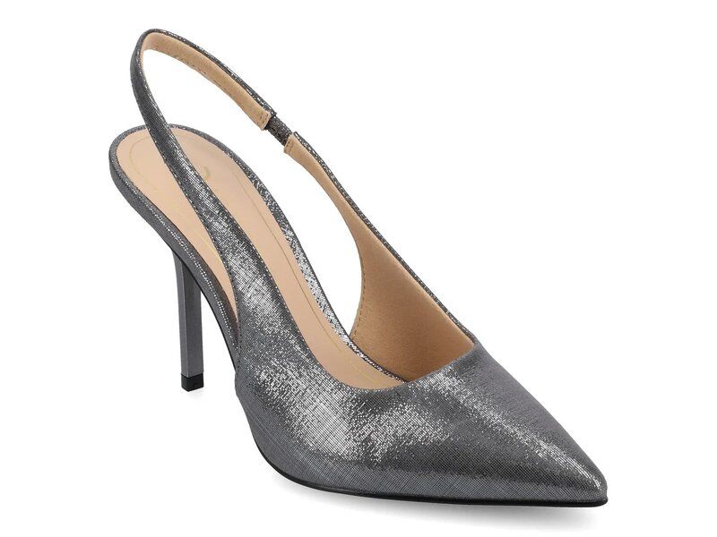 ジャーニー レディース シューズ パンプス Journee Elenney Pump Pewter Metallic ピューター