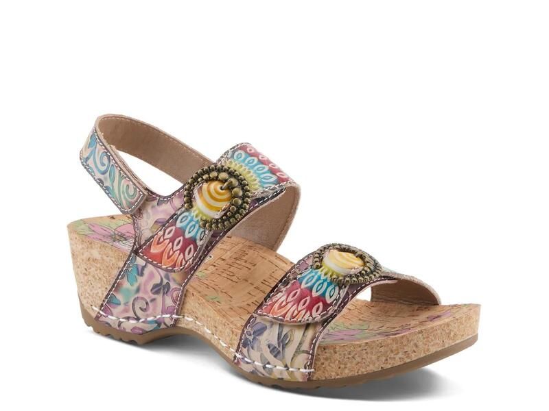 ラリティステ レディース シューズ サンダル LArtiste Color Me Cool Sandal TanMulticolor タン
