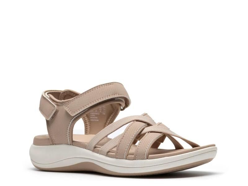 クラークス レディース シューズ サンダル Clarks Mira Shore Wedge Sandal Sand サンド