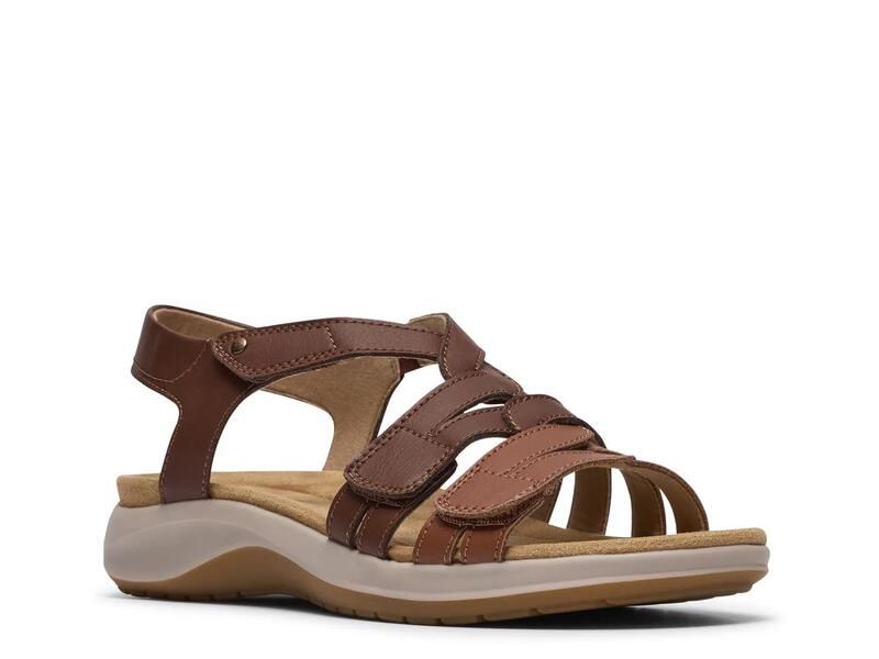 クラークス レディース シューズ サンダル Clarks Maelynn Paige Sandal Dark Brown ブラウン