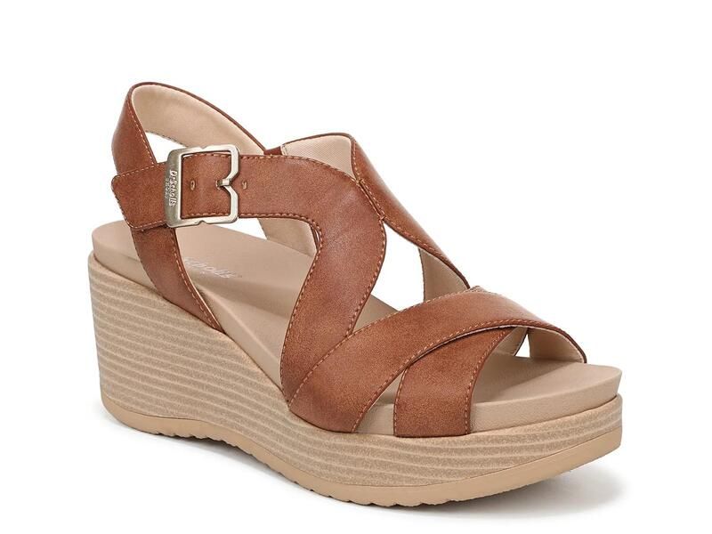 ドクター・ショール レディース シューズ サンダル Dr Scholls Cali Beach Wedge Sandal Honey Brown Synthetic ブラウン