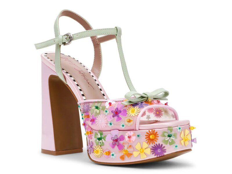 ベッツィジョンソン レディース シューズ サンダル プラットフォーム Betsey Johnson Melodie Platform Sandal PinkMulticolor ピンク