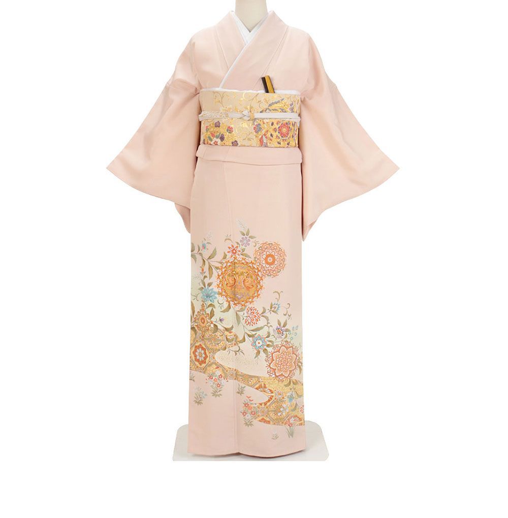 礼装用　色留袖　華文・鳳凰紋　着物単品　【結婚式、披露宴などの祝い事に】旧レンタル商品 7,104円