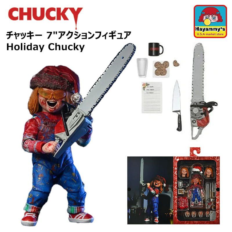 フィギュア チャッキー アクションフィギュア Holiday Chucky 映画 アメリカン 雑貨 キャラクター オブジェ カフェ 店舗 アンティーク 置物 インテリア おしゃれ