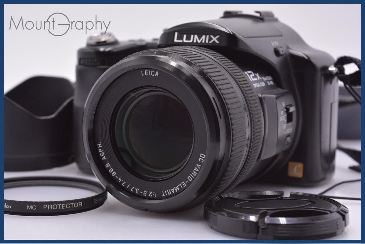 【動作保証】 パナソニック Panasonic LUMIX DMC-FZ30 12x 前キャップ&レンズフィルター、フード付 同梱無料 #yk8482 10,449円