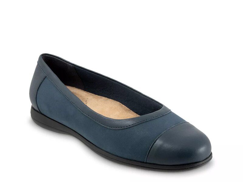 トロッターズ レディース シューズ パンプス Trotters Delmara Ballet Flat Navy ネイビー
