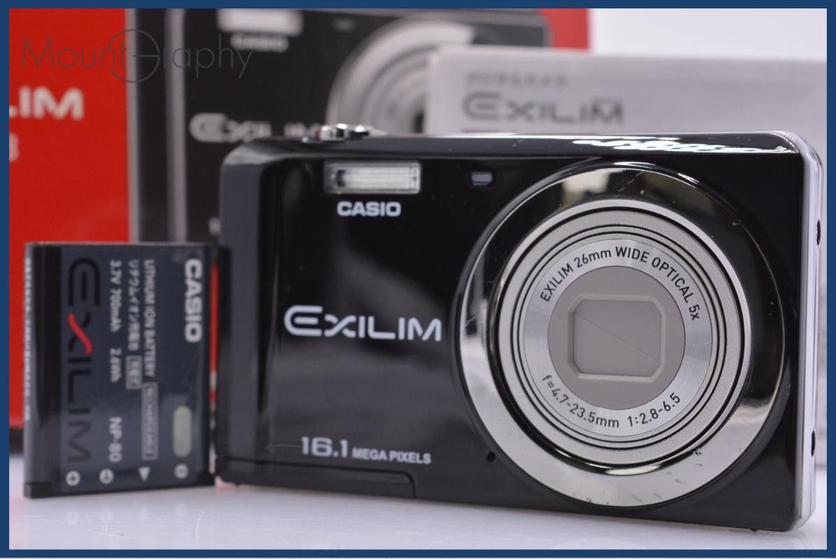 動作保証】 カシオ CASIO EXILIM EX-Z28 元箱、バッテリー、取扱説明書