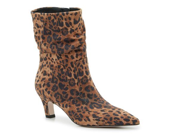 ジェシカシンプソン レディース シューズ ブーツ・レインブーツ Jessica Simpson Vianne Bootie Natural TanBlack Leopard Print Fabric ブラック 15,246円