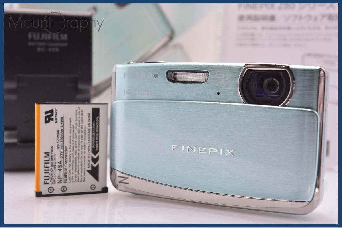 【美品・動作保証】 富士フイルム FUJIFILM FinePix Z80 5x 元箱、バッテリー、充電器、取扱説明書付属 同梱無料 #yk8510
