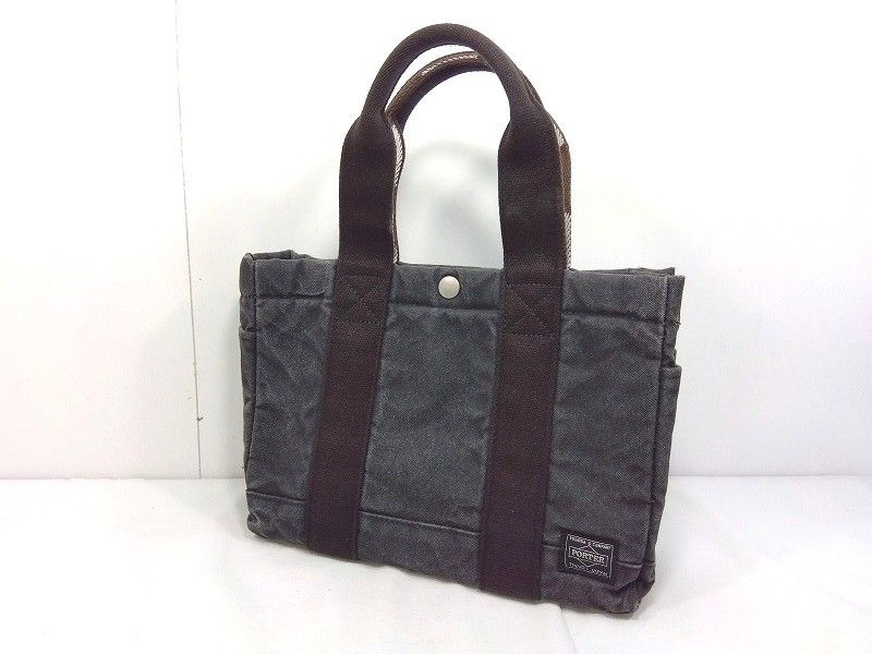 26g-509k【中古】PORTER ポーター　PAINT ペイント　トートバッグ　S　716-06632　ブラック