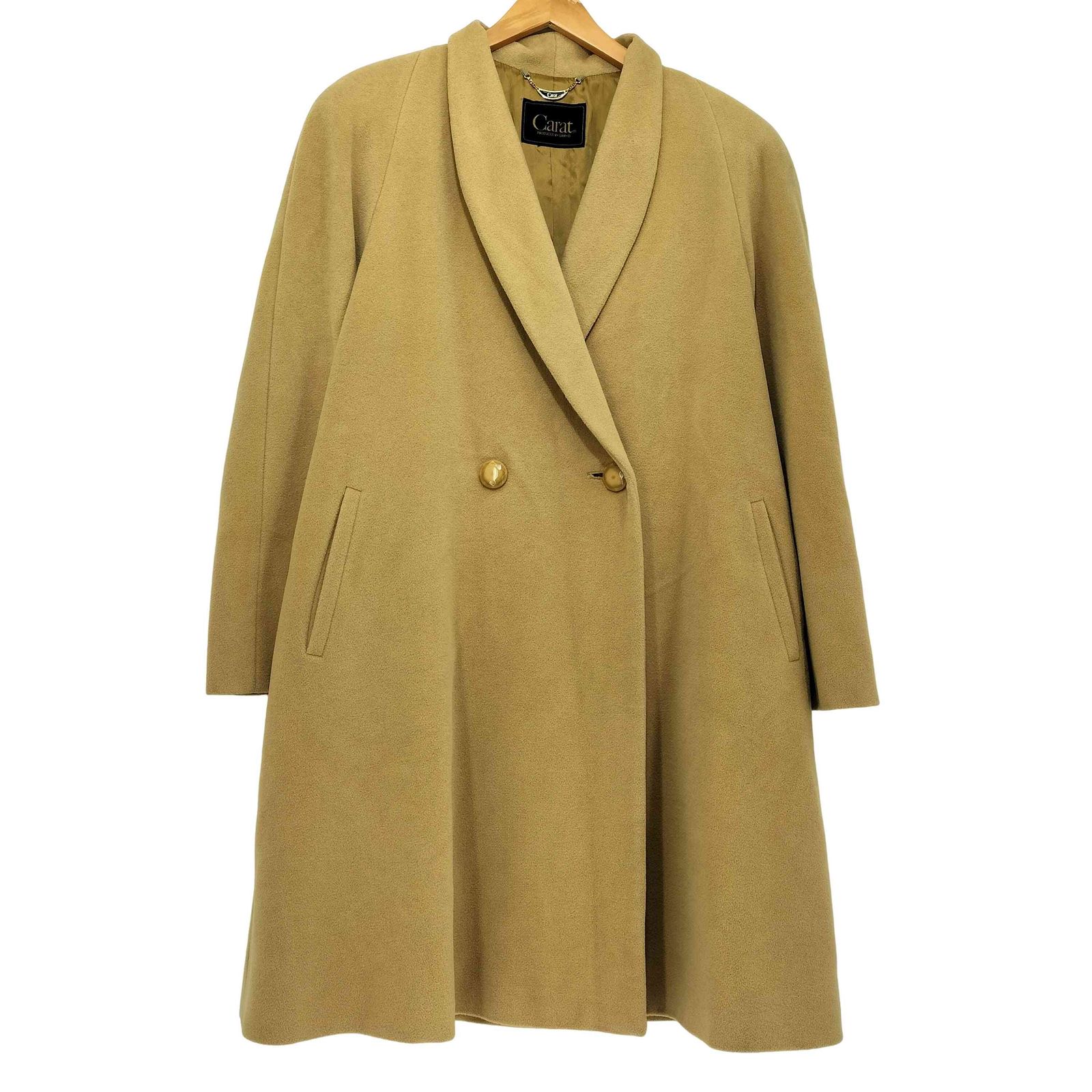 THE Cashmere wool ダブルチェスターコート/カシミヤ混/柔らかな肌触り 