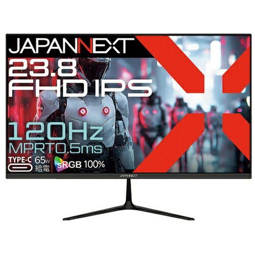 液晶モニター 23.8型 JN-IPS238G120F-C6JN-IPS238G120F-C6【ＪＡＰＡＮＮＥＸＴ】【メーカー取寄品のため、返品キャンセル不可】