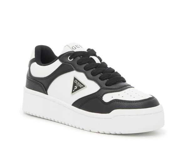 ゲス レディース シューズ スニーカー Guess Miram Panda Sneaker Womens BlackWhite ホワイト