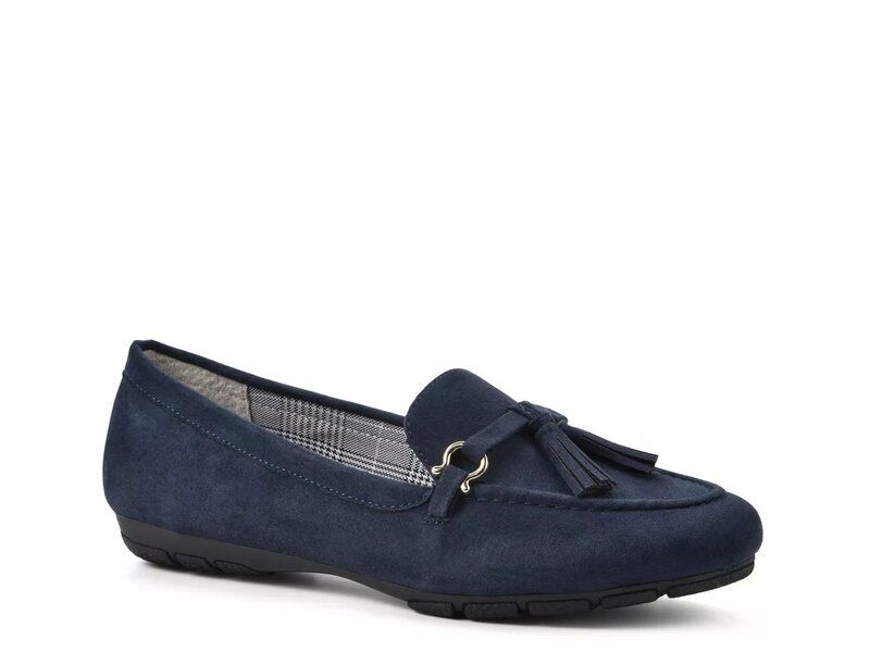 クリフバイホワイトマウンテン レディース シューズ スリッポン・ローファー Cliffs by White Mountain Gush Driving Loafer Navy ネイビー