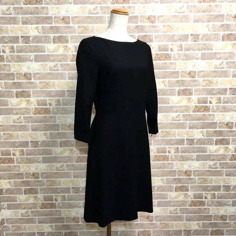 送料込み！ 未使用品 タグ付き Theory ワンピース 2 ブラック ☆礼服にも☆ 434