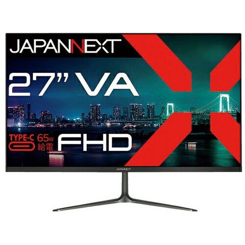 液晶モニター 27型 JN-V27FHD-C65WJN-V27FHD-C65W【JAPANNEXT】【メーカー取寄品のため、返品キャンセル不可】