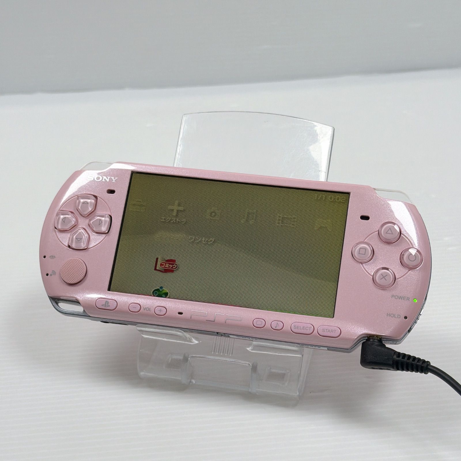 PSP 3000 ブロッサムピンク 外装綺麗 遊べるセット 動作確認済み FW6