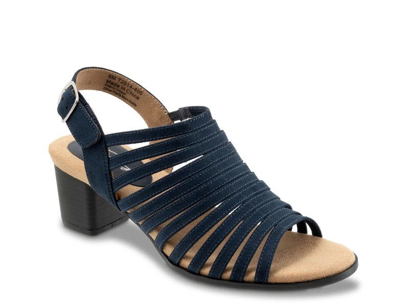 トロッターズ レディース シューズ サンダル Trotters Midge Sandal Navy Suede ネイビー