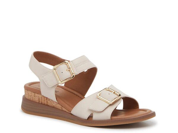 ユーロソフト レディース シューズ サンダル Eurosoft Magnolia Wedge Sandal White ホワイト