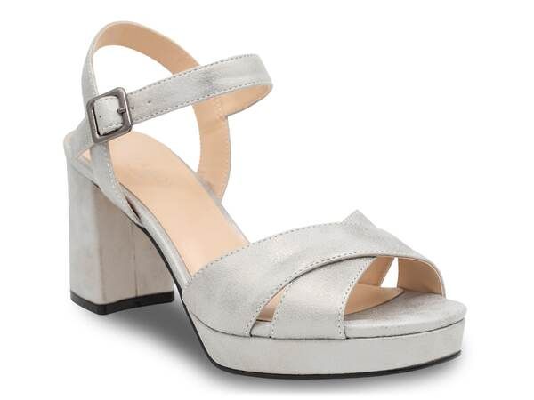 パラドックスロンドン レディース シューズ サンダル プラットフォーム Paradox London Landon Platform Sandal Silver Metallic シルバー