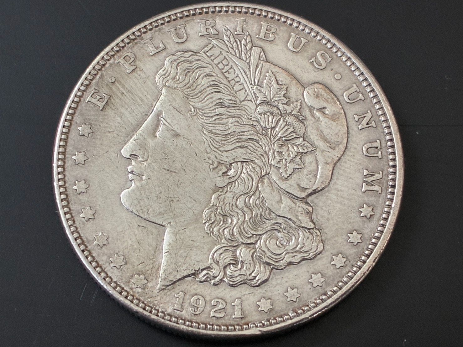 1921年 モルガンダラー 銀貨 アメリカ 1ドル銀貨 90%銀 アンティーク 1921年 アメリカ USA モルガン 1ドル銀貨 モルガンダラー 大型銀貨