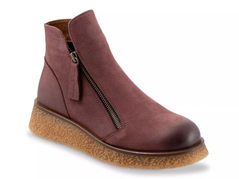 ブエノ レディース シューズ ブーツ・レインブーツ Bueno Phoenix Bootie Dark Wine Red Nubuck レッド