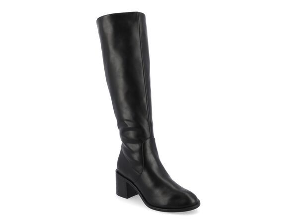 ジュルネ コレクション レディース シューズ ブーツ・レインブーツ Journee Collection Romilly Boot Black Synthetic ブラック