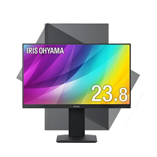 液晶ディスプレイ 23.8インチ DT-EF233P-BDT-EF233P-B【アイリスオーヤマ】【メーカー取寄品のため、返品キャンセル不可】