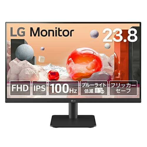 液晶モニター 23.8型 24MS500-B24MS500-B【ＬＧ】【メーカー取寄品のため、返品キャンセル不可】