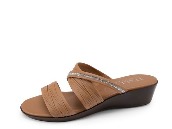 イタリアンシューメーカー レディース シューズ サンダル Italian Shoemakers Hollis Wedge Sandal Tan タン