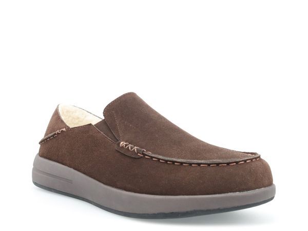 プロペット メンズ シューズ サンダル Propet Edsel Slipper Dark Brown ブラウン