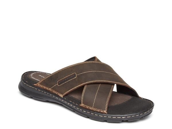 ロックポート メンズ シューズ サンダル Rockport Darwyn Sandal Dark Brown ブラウン