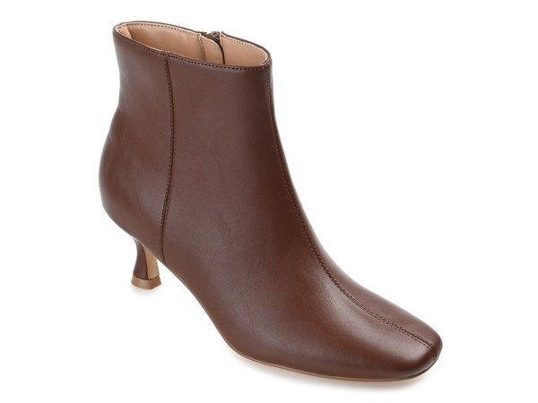 ジュルネ コレクション レディース シューズ ブーツ・レインブーツ Journee Collection Kelssa Bootie Dark Brown ブラウン