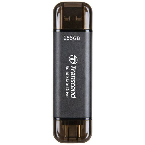【ゆうパケット対応可】 スティック型ポータブルSSD 256GBTS256GESD310C【トランセンド】