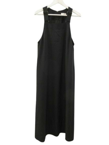 cafune カフネ ジョーゼットジャンスカ ロング ブラック 黒 38 M 25SS ワンピース
