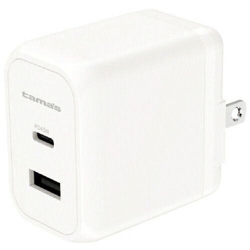 PD45W AC充電器 C×1+A×1 TAP154UCWTAP154UCW【多摩電子工業】