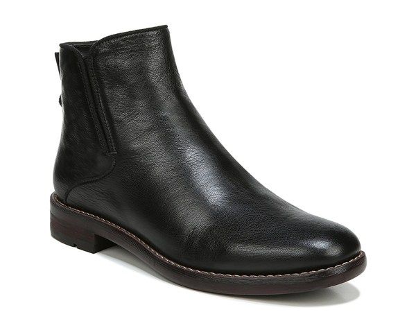 フランコサルト レディース シューズ ブーツ・レインブーツ Franco Sarto Marcus Bootie Black Leather ブラック