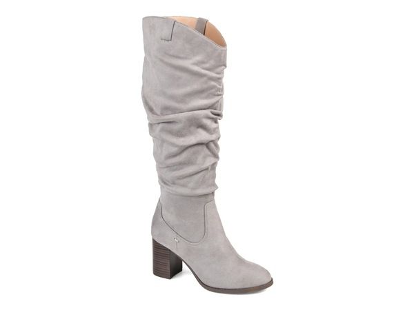 ジュルネ コレクション レディース シューズ ブーツ・レインブーツ Journee Collection Aneil Wide Calf Boot Grey グレー