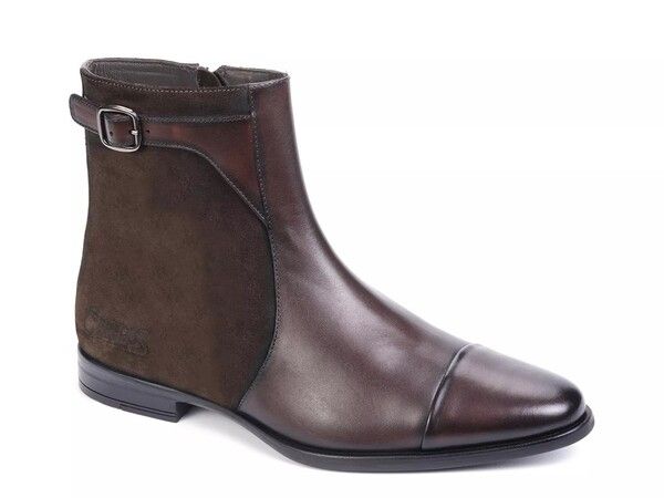 カルロスサンタナ メンズ シューズ ブーツ・レインブーツ キャップ ブーツ Carlos by Carlos Santana Spirit Cap Toe Boot Dark Brown ブラウン