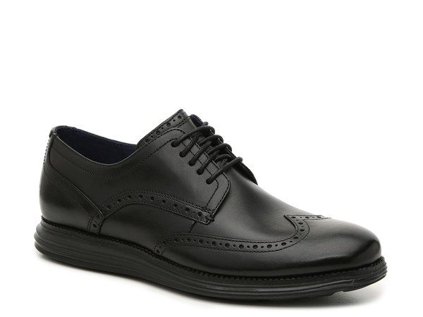 コールハーン メンズ シューズ オックスフォード ウィングチップ Cole Haan Original Grand Wingtip Oxford Black ブラック