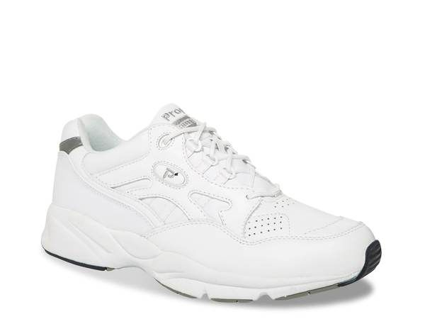 プロペット メンズ シューズ スニーカー Propet Stability Walker Walking Shoe White Leather ホワイト
