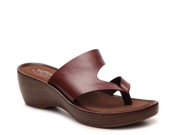 イーストランド レディース シューズ サンダル Eastland Laurel Wedge Sandal Mahogany