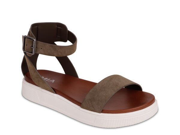 ミア レディース シューズ サンダル プラットフォーム Mia Ellen Platform Sandal Dark Green グリーン