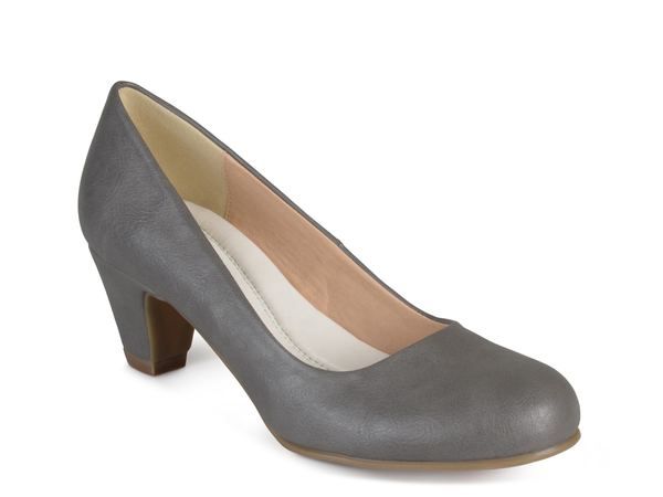 ジュルネ コレクション レディース シューズ パンプス Journee Collection Luu Pump Grey グレー