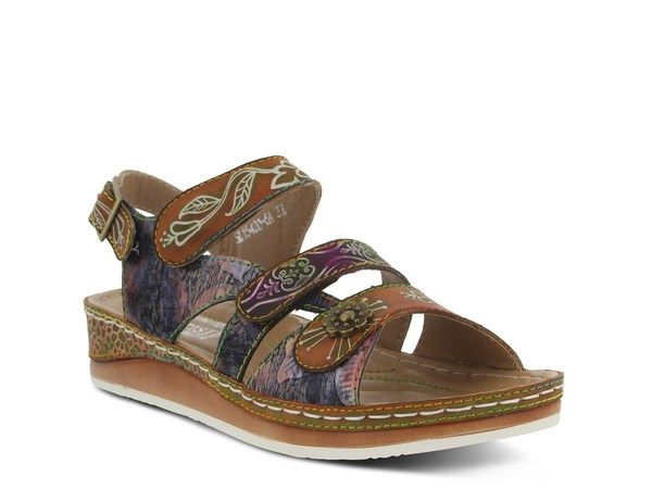 スプリングステップ レディース シューズ サンダル LArtiste by Spring Step Sumacah Wedge Sandal Brown ブラウン