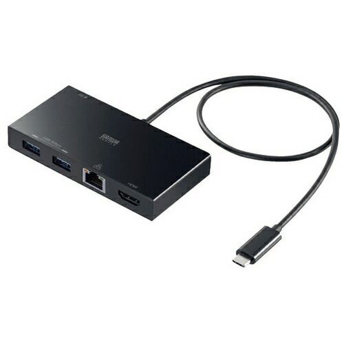 【ゆうパケット対応可】 Type-Cドッキングステーション USB-DKM10BKUSB-DKM10BK【サンワサプライ】